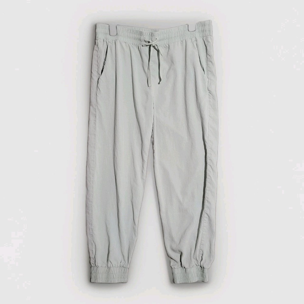 Anthropologie Cloth and Stone Pale Green Easy Jogger Pants Sz M 100% Tencel